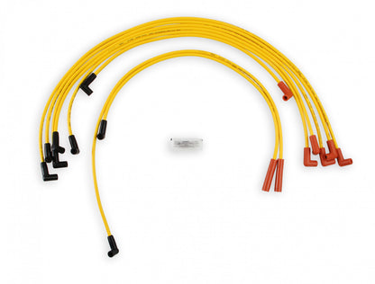 ACCEL Spark Plug Wire Set - 8mm - Super Stock - Graphite Core - Yellow with HEI Style Boots- 4049