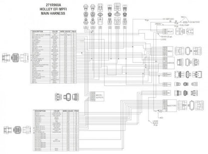 Holley EFI HP EFI Universal MPI Retrofit Kits 550-501