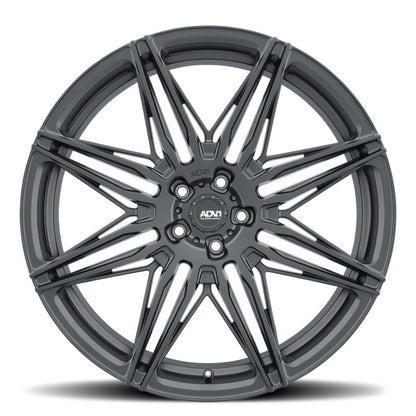 ADV.1 22x9.0 ADV08 SC 5x112 ET30 BS6.2 Satin BLK 66.56 Wheel V11229044P30