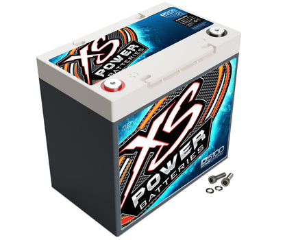 XS Power Batteries 12V AGM D Series Batteries - M6 Terminal Bolts Included 3100 Max Amps D5100