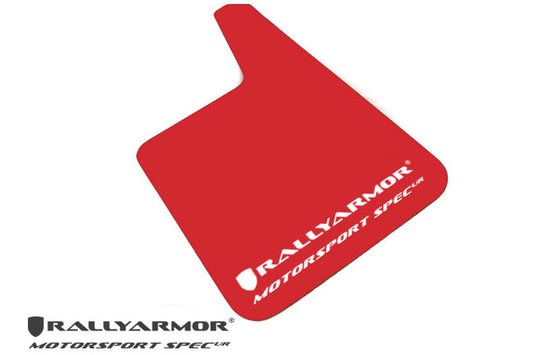 Rally Armor MF20-MSUR-RD/WH - Universal - Red Mud Flap/White Logo