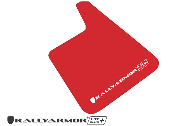 Rally Armor MF20-URP-RD/WH - Universal - Red Mud Flap/White Logo