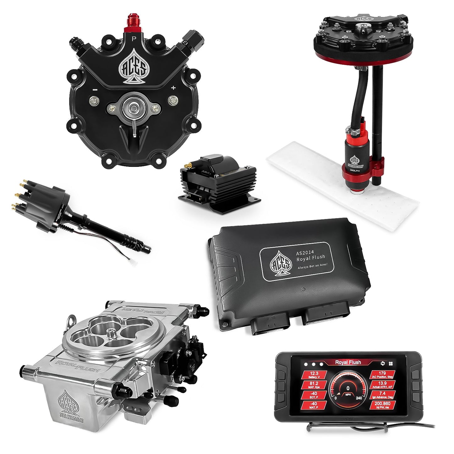 Royal Flush EFI/CDI Master Kits (Polished) With Fuel Pump Modules