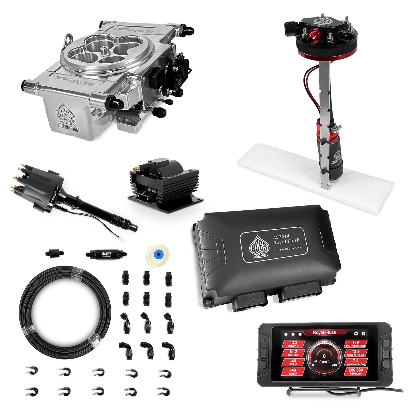 Royal Flush EFI/CDI Master Kits (Polished) With Fuel Pump Modules