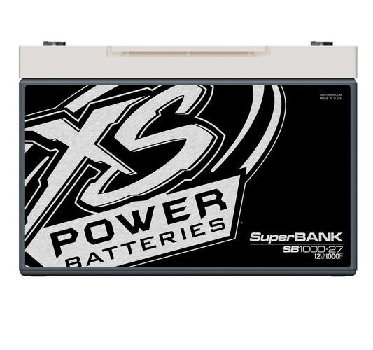XS Power Batteries 12V Super Bank Capacitor Modules - M6 Terminal Bolts Included 20000 Max Amps SB1000-27