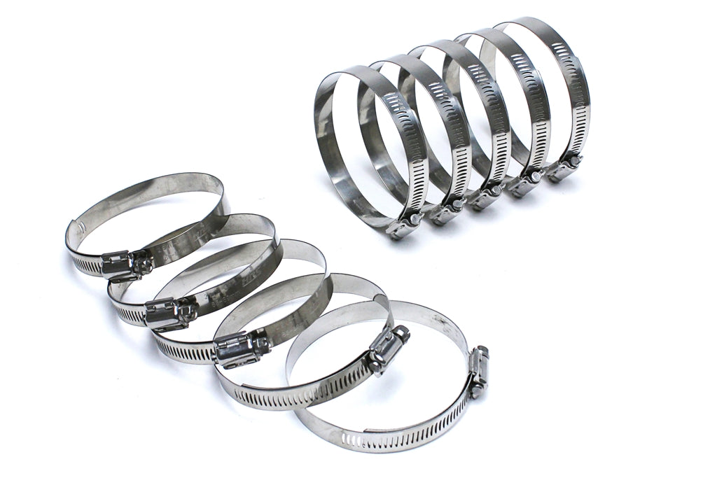 HPS Performance Stainless Steel Worm Gear Hose Clamp Effective Range:4-5/8"- 5-1/2" 10pc SSWC-117-140x10