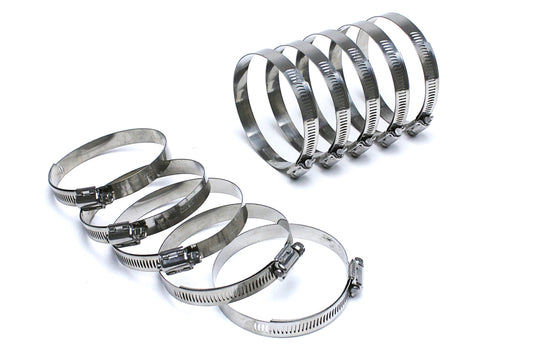 HPS Performance Stainless Steel Worm Gear Hose Clamp Effective Range:3-5/16"- 4-1/4" 10pc SSWC-84-108x10