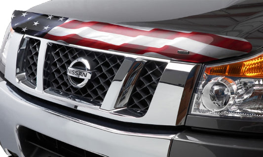 Stampede 2418-41 Vigilante Premium Hood Protector American Flag For 16-23 Nissan Titan XD