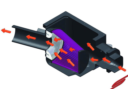 Stillen 2004-2015 Nissan Titan, Nissan Armada , Infiniti QX56 Hi-Flow Intake - Enclosed Air Box - Oil Filter - 403447