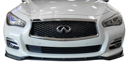 2014-17 Infiniti Q50 Premium - Front Splitter [Matte Black] - KB11226
