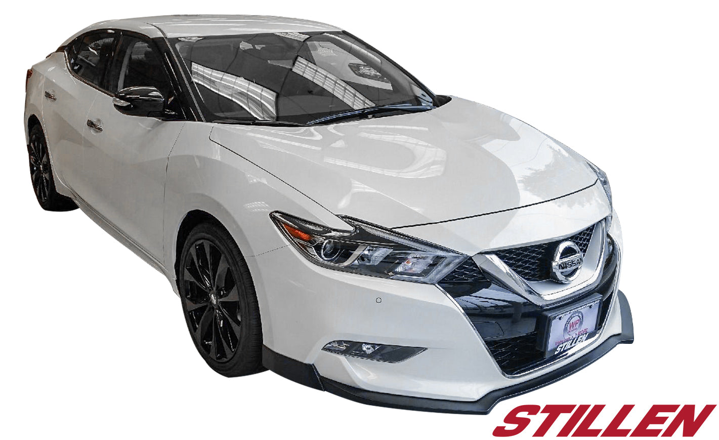 2016-2018 Nissan Maxima Front Lip Splitter [Matte Black] - KB12841