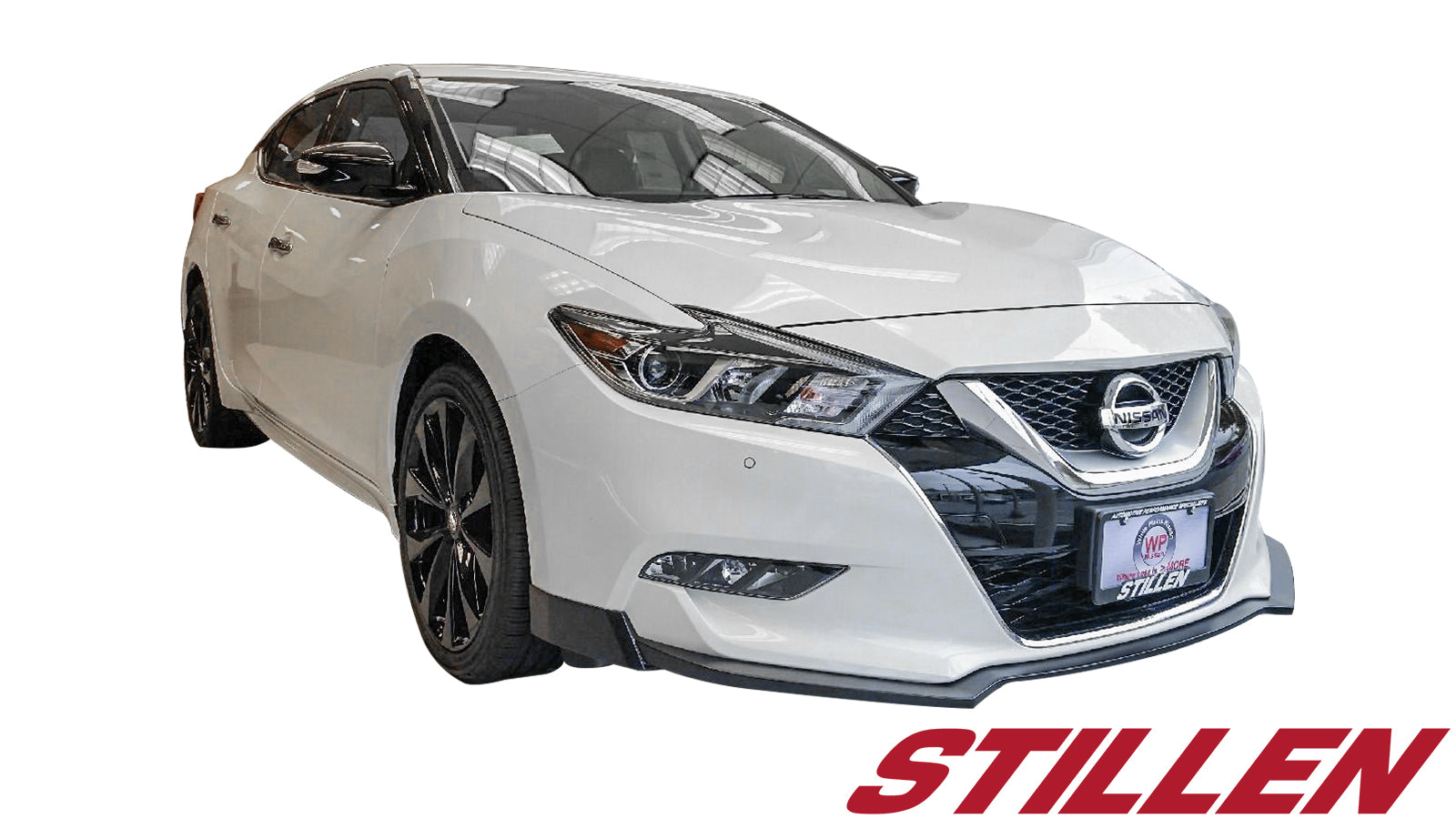 2016-2018 Nissan Maxima Front Lip Splitter [Matte Black] - KB12841