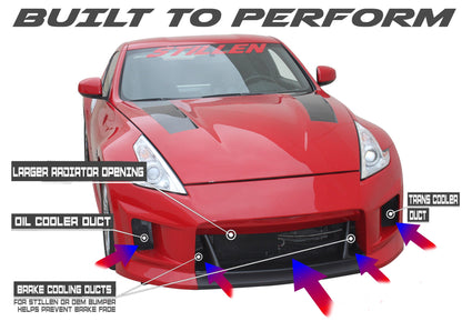 Stillen Nissan 370Z [Z34] / Infiniti G37, Q40, Q60 - SETRAB Oil Cooler Kit [Race] - 400638