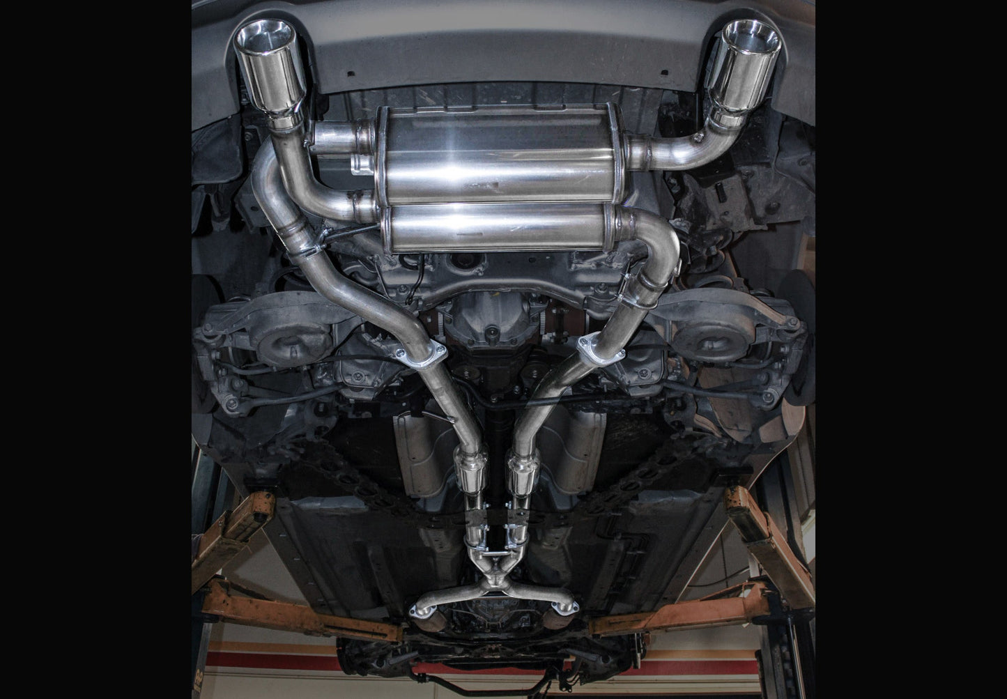 2003-2007 Infiniti G35 Coupe Stainless Steel Exhaust Systems - Dual Wall Tips - 504360D