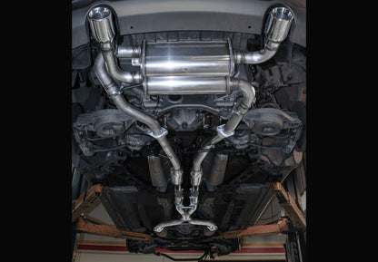 2003-2007 Infiniti G35 Coupe Stainless Steel Exhaust Systems - Dual Wall Tips - 504360D