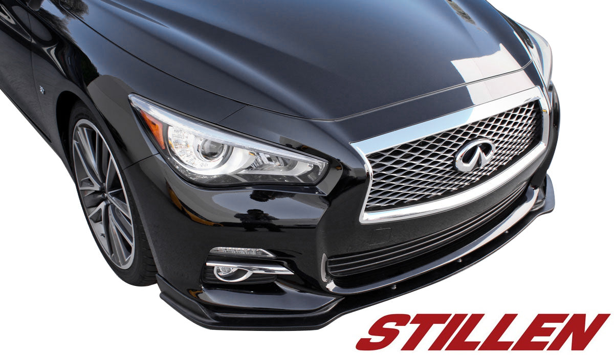 2014-17 Infiniti Q50 Premium - Front Splitter [Matte Black] - KB11226