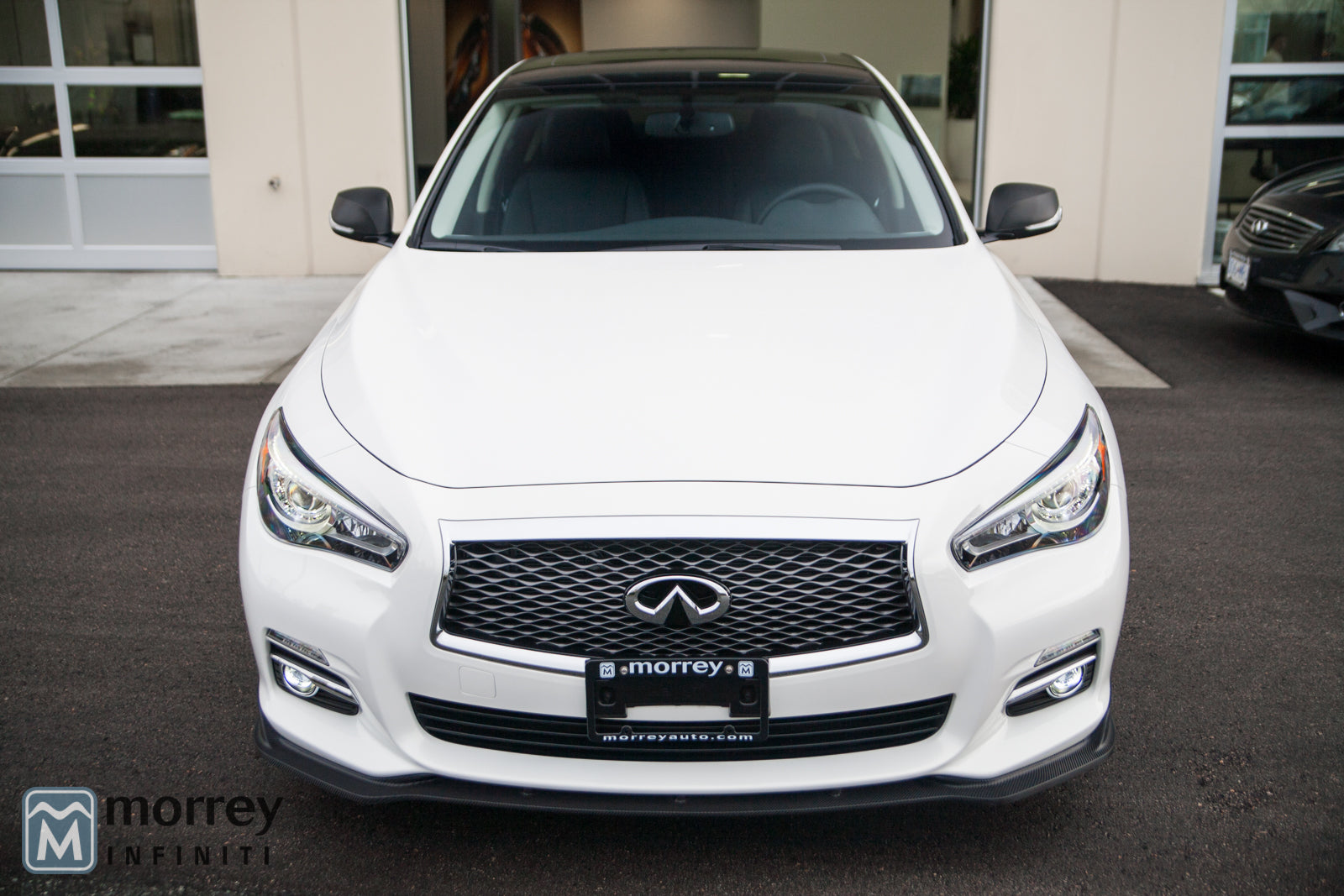 2014-17 Infiniti Q50 Premium - Front Splitter [Matte Black] - KB11226