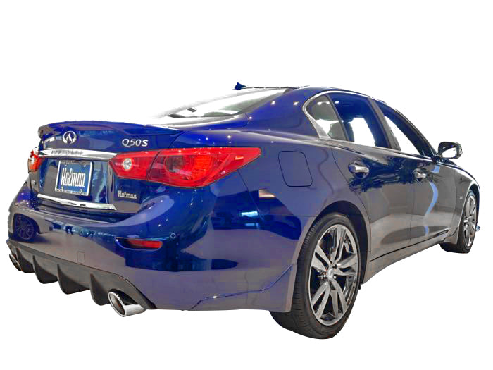 2014-17 Infiniti Q50 Rear Diffuser [Matte Black] - KB11222MB