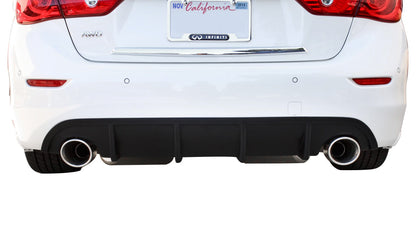 2014-17 Infiniti Q50 Rear Diffuser [Matte Black] - KB11222MB