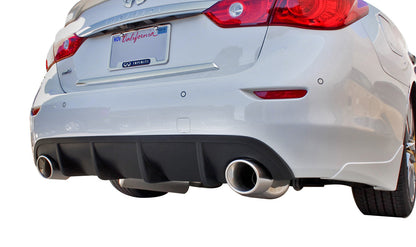 2014-17 Infiniti Q50 Rear Diffuser [Matte Black] - KB11222MB