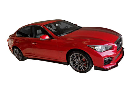 2014-2017 Infiniti Q50 STILLEN Side Skirts [Matte Black] - KB11228MB