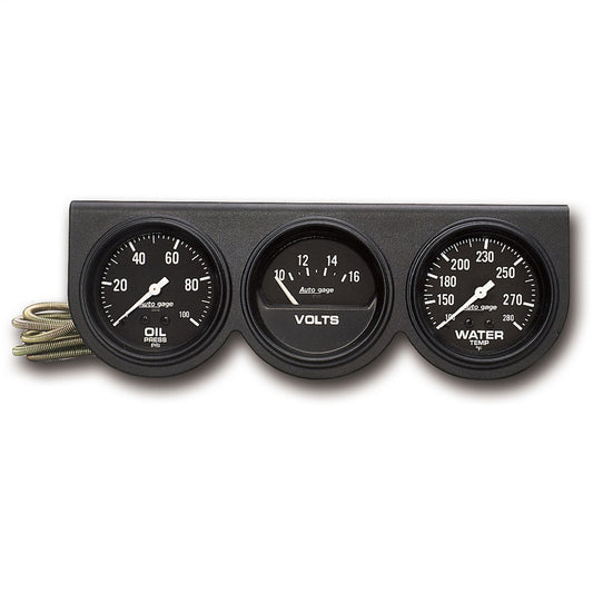 AutoMeter 2-1/16 in. VOLTMETER 0-16V SPEK-PRO SILVER/CHROME P344218