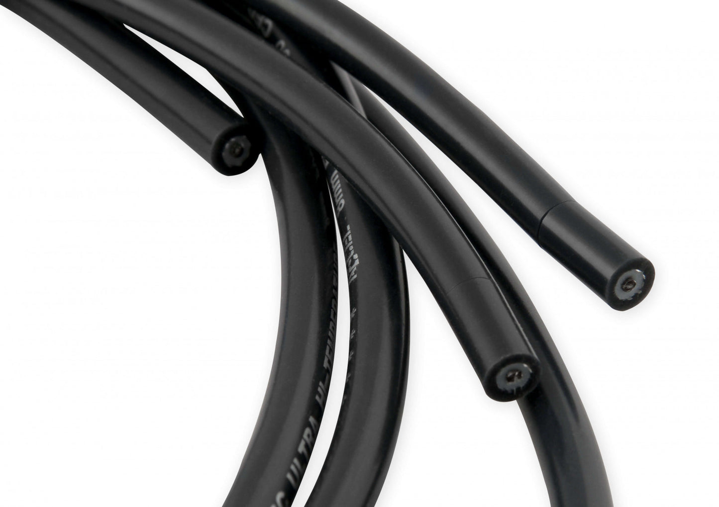 ACCEL Spark Plug Wire Set - Universal - 180 Deg Black Ceramic Boots 9000CK