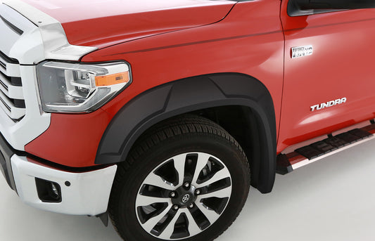 Bushwacker 30923-02 DRT Style Fender Flares; Front And Rear 2014-2021 Toyota Tundra