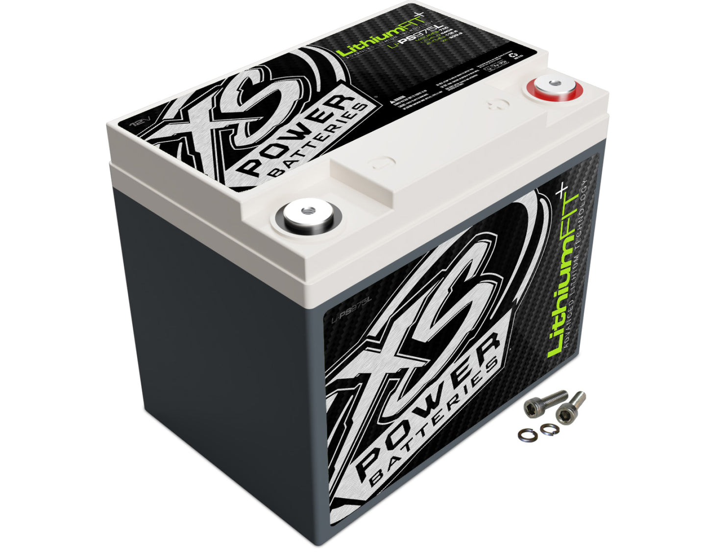 XS Power Batteries Lithium Powersports Series Batteries - M6 Terminal Bolts Included 720 Max Amps Li-PS975L