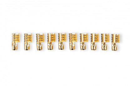 ACCEL Spark Plug Wire Set - 7mm - Super Stock with Copper Core - Universal Straight Boots - Yellow 3008
