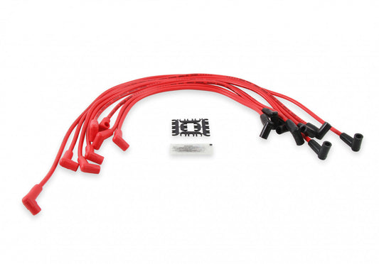ACCEL SPARK PLUG WIRE SET - 90 DEG BOOTS - RED 5048R