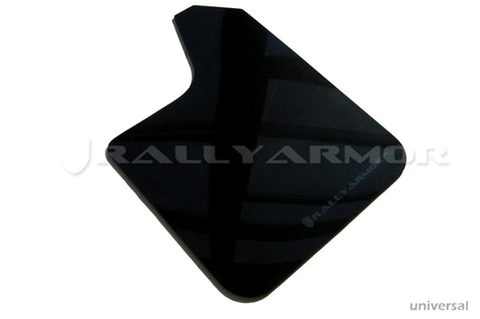 Rally Armor MF12-UR-BLK/GRY - Universal - Black Mud Flap/Grey Logo