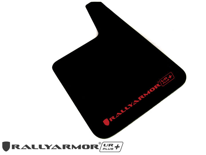 Rally Armor MF20-URP-BLK/RD - Universal - Black Mud Flap/Red Logo
