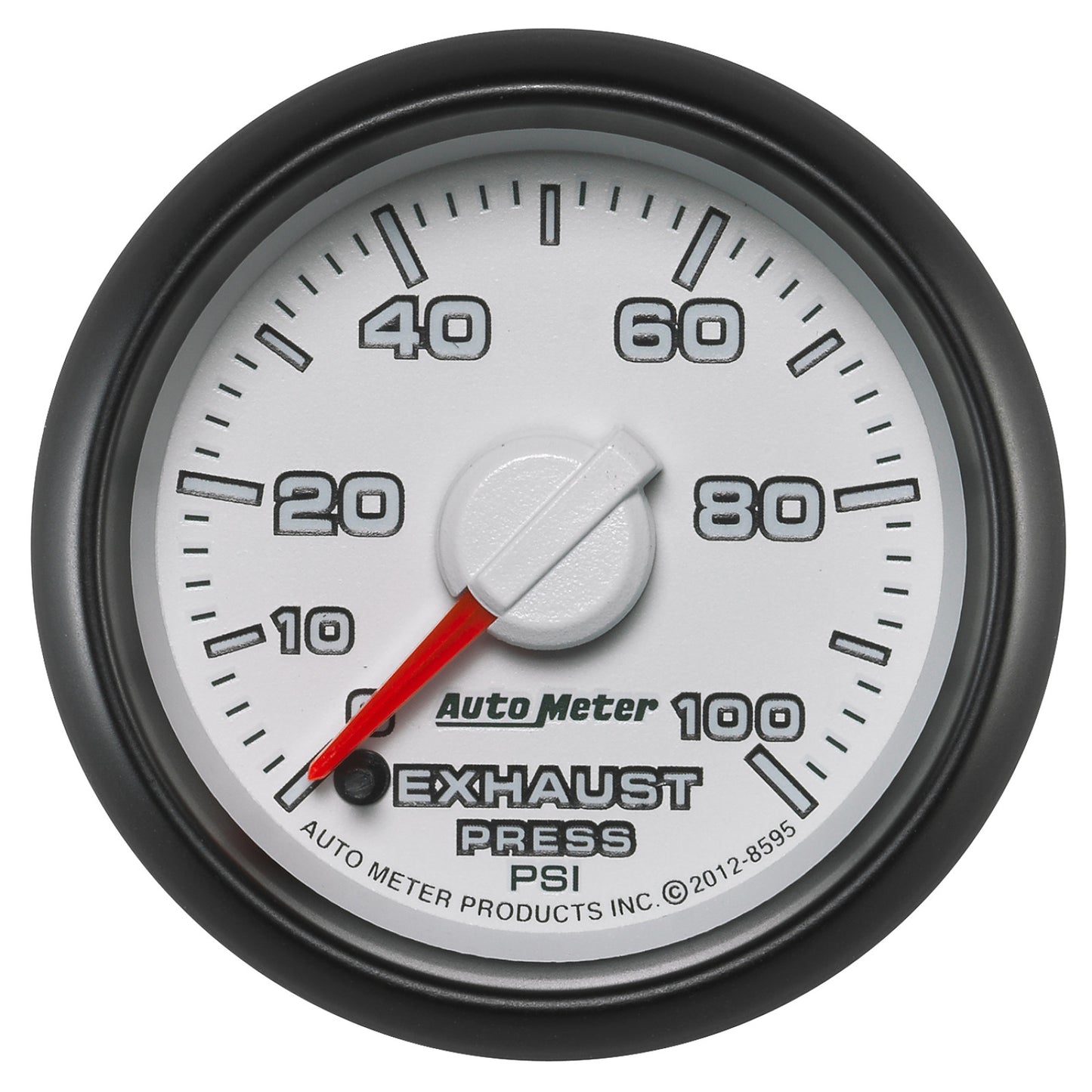 AutoMeter 2-5/8 in. SPEEDOMETER 0-160 MPH 0-260 KPH WHITE PRO-CYCLE 19345