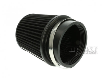 BOOST products Universal Air Filter 100mm (3-15/16") ID Connection, 127mm (5") Length Black IN-LU-127-100