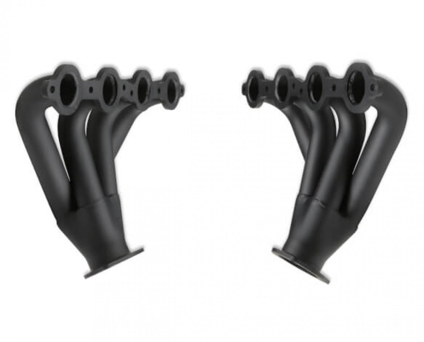 Flowtech LS-1 Block Hugger Header - Black Paint Exhaust Header 11706FLT