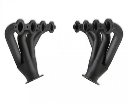 Flowtech LS-1 Block Hugger Header - Black Paint Exhaust Header 11706FLT
