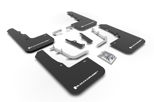 Rally Armor MF65-UR-BLK/WH 2020-2021 Hyundai Venue Black Mud Flap/White Logo