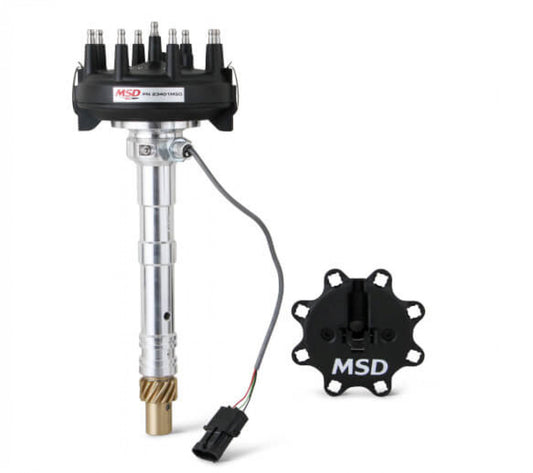 MSD Chevy Crank Trigger Distributor with adjustable Cam Sync Pick-up 23401MSD