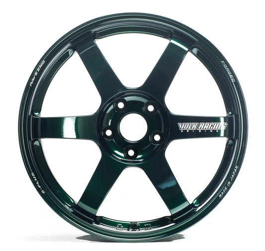 Volk TE37 SAGA S-PLUS 17x7.5 HYPER COLORS, RACING GREEN Wheel