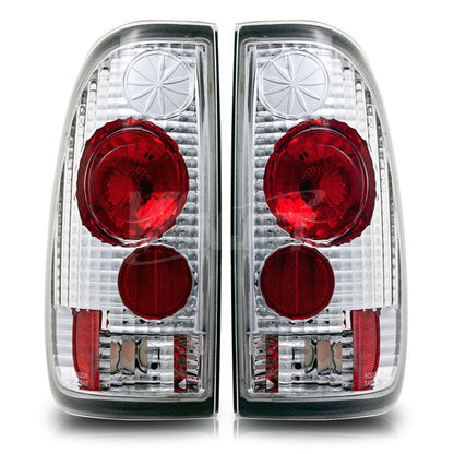 WINJET 1999-2007 Ford F-250 Altezza Tail Light - Chrome/Clear WJ20-0016-01-1801