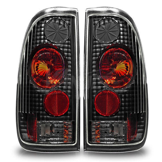 WINJET FORD 1997-2003 F-150/1997-2007 F-250 Tail Light - Black/Clear CTWJ-0016-BC