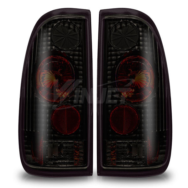 WINJET FORD 1997-2003 F-150/1997-2007 F-250 Tail Light - Black/Smoke CTWJ-0016-BS