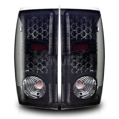 WINJET 2000-2005 Ford Ranger LED Tail Light - Black/Smoke CTWJ-0146-BS