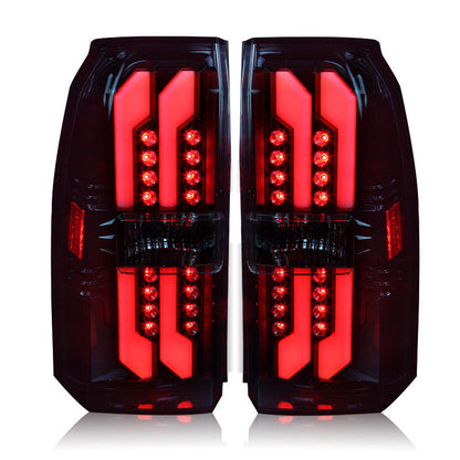 WINJET 14-15 Chevy Tahoe / Suburban LED Tail Light - Glossy Black / Clear CTWJ-0437-GBC