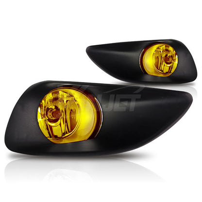 WINJET 2006-2010 Toyota Yaris 4Dr Fog Light - Wiring Kit Included - Yellow WJ30-0074-12-1254