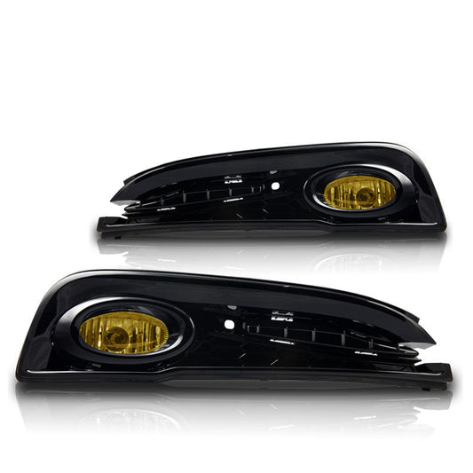 WINJET 2013-2015 Honda Civic 4Dr Fog Lights - (Wiring Kit Included) - (Yellow) CFWJ-0358-Y