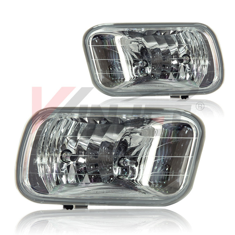 WINJET 2009-2013 Dodge Ram 1500 2500 3500 Fog Lights - Clear CFWJ-0489-C