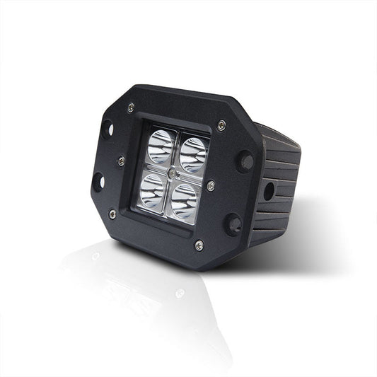 WINJET Rectangular 16 Watt Super Duty LED Work Light - Spot Beam WJ60-W0012B-G1-S