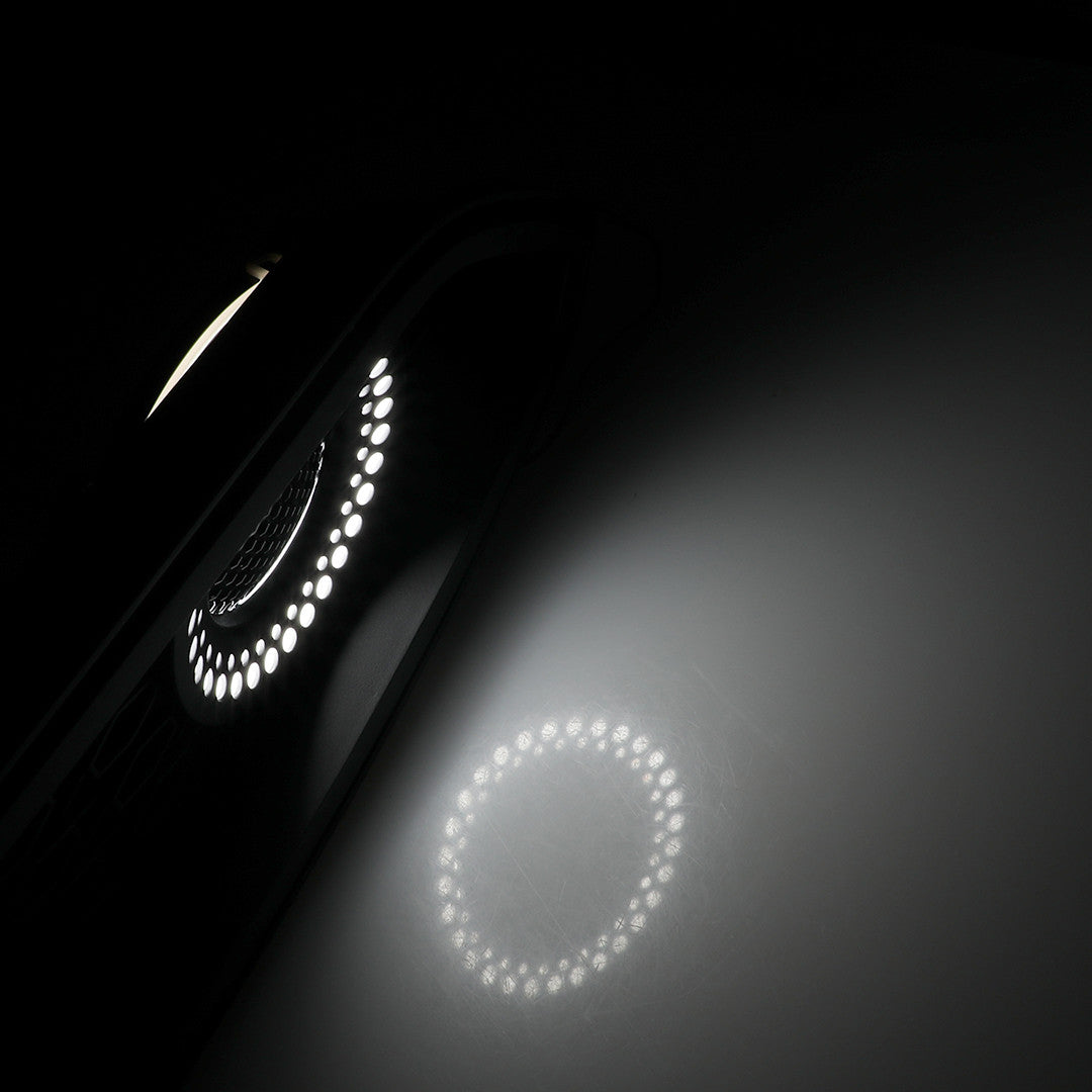 RENEGADE 2015-2017 Mustang Grille with LED DRL Ring WINJET-CGRNG0613-DRL